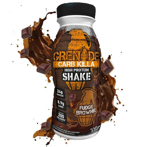 Grenade Carb Killa Fudge Brownie czekoladowy protein drink 24g białka by Grenade Carb Killa (grenade-carbkilla-fudge-browniertd-330ml)