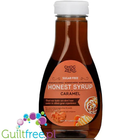 Choc Zero Honest Syrup, Caramel - naturalny gęsty syrop karmelowy bez cukru, z błonnikiem by Choc Zero (choc-zero-honest-syrup-sugar-free-syrup-caramel)