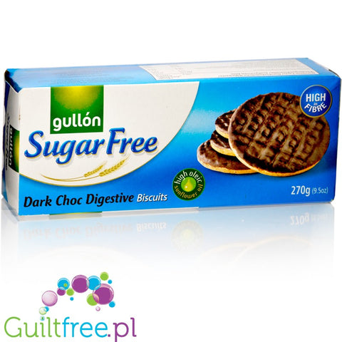 Gullón Zero Digestive herbatniki bez cukru z ciemną czekoladą by Gullón (gullon-digestive-herbatniki-bez-cukru-z-ciemna-czekolada)
