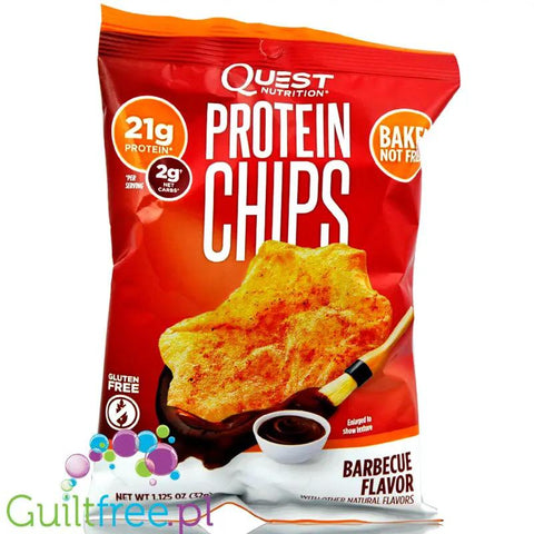 Quest Protein Chips - Proteinowe Chipsy, BBQ 21g białka by Quest Nutrition (quest-protein-chips-proteinowe-chipsy-bbq-21g-bialka)