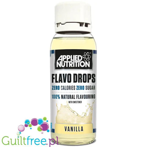 Applied Nutrition Flavo Drops, Wanilia, bezcukrowe dietetyczne krople smakowe by Applied Nutrition (applied-nutrition-flavo-drops-wanilia-bezcukrowe-dietetyczne-krople-smakowe)