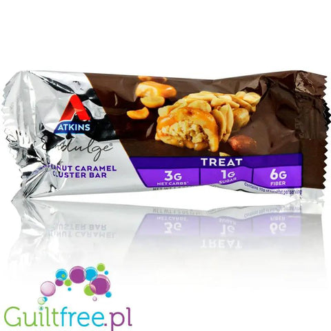 Atkins Endulge Peanut Caramel Cluster PUDEŁKO - Baton karmelowy z orzechami, niskie IG, 3g węglowodanów by Atkins (atkins-endulge-peanut-caramel-cluster-pudelko-baton-karmelowy-z-orzechami-niskie-ig-3g-weglowodanow)