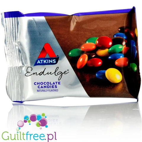 Atkins Endulge Chocolate Peanut Candies - lukrowane drażetki czekoladowe z orzechami 1g cukru PUDEŁKO by Atkins (atkins-lukrowane-drazetki-czekoladowe-z-orzechami-1g-cukru-pudelko)