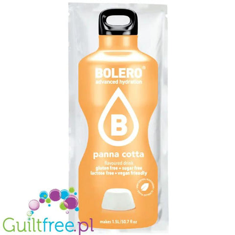 Bolero Drink Panna Cotta 9g - napój w saszetce bez cukru ze stewią, Panna Cotta by Bolero Drink (bolero-drink-panna-cotta)
