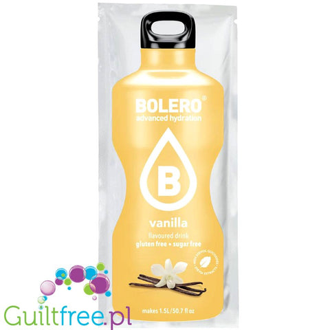 Bolero Drink Vanilla 9g - saszetka do napojów bez cukru ze stewią, smak waniliowy by Bolero Drink (bolero-drink-vanilla)