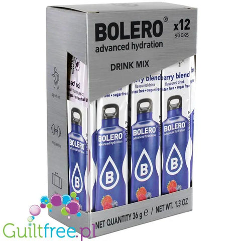 Bolero Sticks ze stewią, Berry Blend, 12 saszetek na 6L by Bolero Drink (bolero-sticks-ze-stewia-berry-blend-12-saszetek-na-6l)