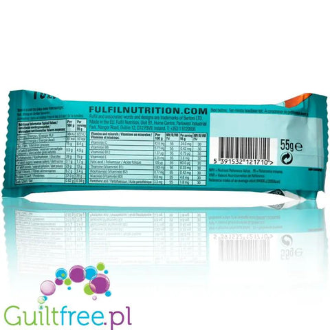 Fulfil Chocolate Salted Caramel baton proteinowy z witaminami (Solony Karmel & Mleczna Czekolada) by Fulfil (fulfil-vitamin-protein-bar-chocolate-salted-caramel)
