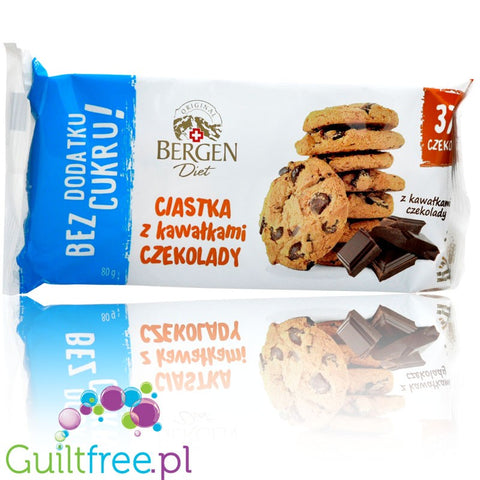 Bergen Diet ciastka bez dodatku cukru z kawałkami czekolady by Bergen Diet (bergen-diet-ciastka-bez-dodatku-cukru-z-kawalkami-czekolady)
