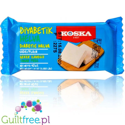 Koska light - waniliowa chałwa bez cukru 40g by Koska (koska-light-waniliowa-chalwa-bez-cukru-40g)