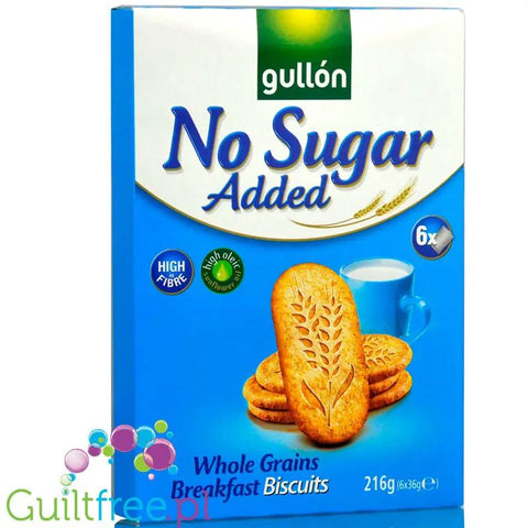 Gullón ZERO bezcukrowe ciastka wielozbożowe z błonnikiem by Gullón (gullon-bezcukrowe-ciastka-sniadaniowe-z-blonnikiem-216g)