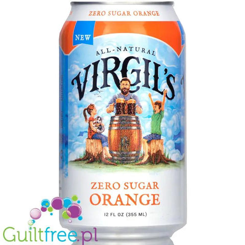 Virgil's Zero Orange Cream Soda - naturalny napój zero kalorii bez cukru ze stewią i erytrolem by Virgil's (virgil-s-zero-orange-naturalny-napoj-zero-kalorii-bez-cukru-ze-stewia-i-erytrolem)