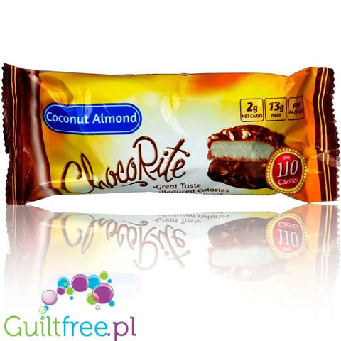 Healthsmart ChocoRite Coconut Almond - czekoladki kokosowo-migdałowe w polewie bez cukru by HealthSmart Foods (healthsmart-chocorite-coconut-almond)