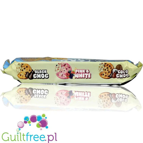 MAX Protein Cookies White Choc - białkowe herbatniki z białą czekoladą bez oleju palmowego z MCT by MAX Protein® (max-protein-max-cookies-white-choc)