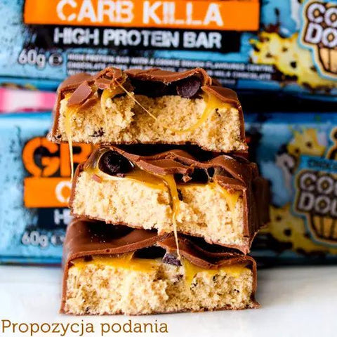 Grenade Carb Killa Cookie Dough, baton białkowy z ksylitolem, Ciasteczka & Czekolada by Grenade Carb Killa (grenade-carbkilla-cookie-dough-baton-bialkowy)