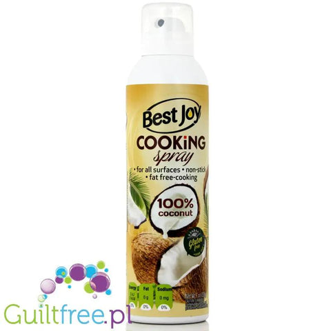 Best Joy Coconut Cooking Spray 400g - olej kokosowy w spray'u do bezkalorycznego smażenia by Best Joy (best-joy-coconut-cooking-spray-400g-olej-kokosowy-w-spray-u-do-bezkalorycznego-smazenia)