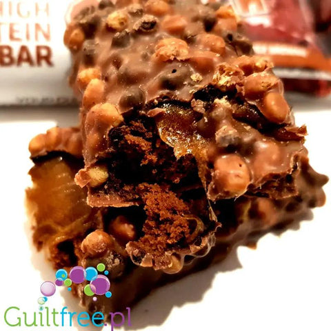 USN Trust Crunch Fudge Brownie - chrupiący baton białkowy z masą karmelową by USN (Ultimate Sports Nutrition) (usn-trust-crunch-protein-bar-chocolate-brownie)