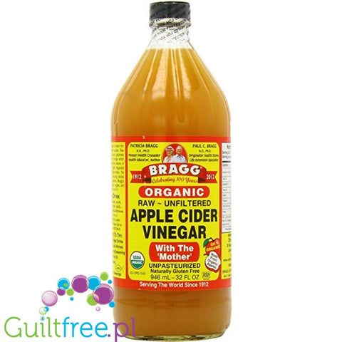 Bragg Organic Apple Cider Vinegar 946ml - organiczny ocet jabłkowy by Bragg (bragg-organic-apple-cider-vinegar-946ml-organiczny-ocet-jablkowy)