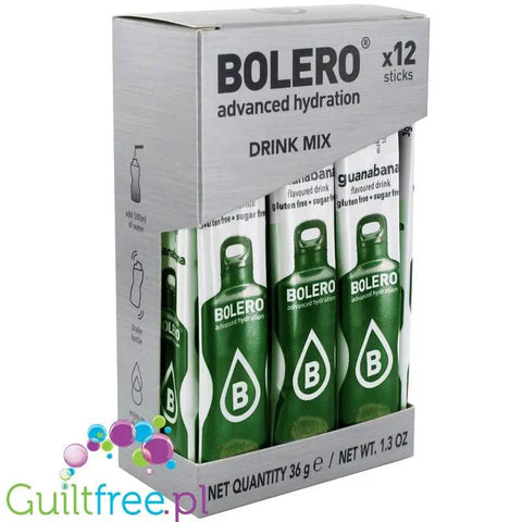 Bolero Sticks ze stewią, Guanabana, 12 saszetek na 6L by Bolero Drink (bolero-sticks-ze-stewia-guanabana-12-saszetek-na-6l)