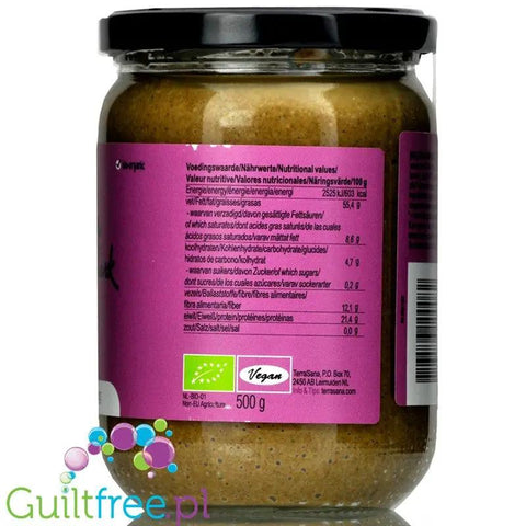 Terrasana Tahin Dark 0,5KG ciemna pasta sezamowa 100% by Terrasana (terrasana-tahin-dark-05kg-ciemna-pasta-sezamowa-100)