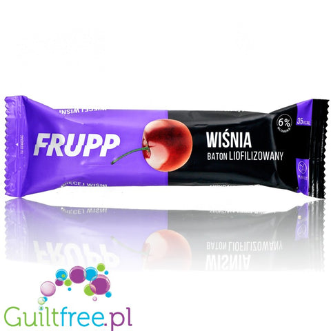 Frupp Wiśnia - liofilizowany batonik 35kcal 6% błonika by Celiko (batonik-wisniowy-frupp-35kcal-6-blonika)