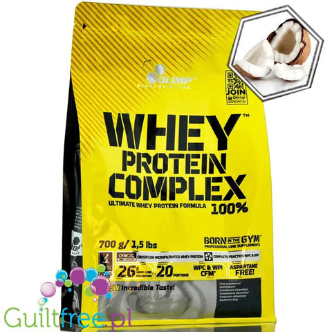 Olimp Whey Protein Complex 100% 0,7 kg Coconut by Olimp (olimp-whey-protein-complex-100-07-kg-coconut)