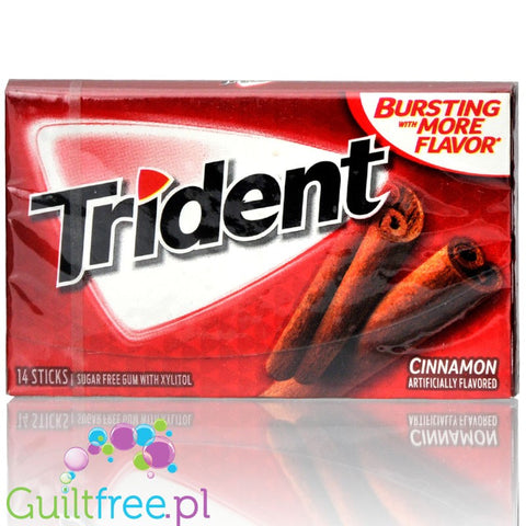 Trident Cinnamon - guma do żucia bez cukru, z ksylitolem by Trident (trident-cinnamon-guma-do-zucia-bez-cukru-z-ksylitolem)
