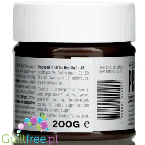 HealthyCo Proteinella krem czekoladowy z orzechami laskowymi, bez cukru i oleju palmowego by HealthyCo (healthyco-proteinella-krem-czekoladowy-z-orzechami-laskowymi-bez-cukru)