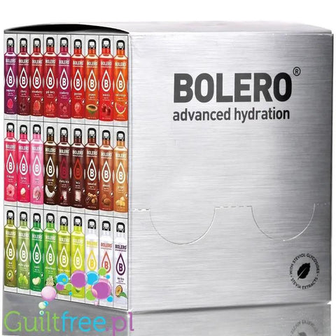 Bolero Drink Mix saszetek display, zestaw 58 różnych smaków by Bolero Drink (bolero-drink-mix-smakow-zestaw-58-saszetek)