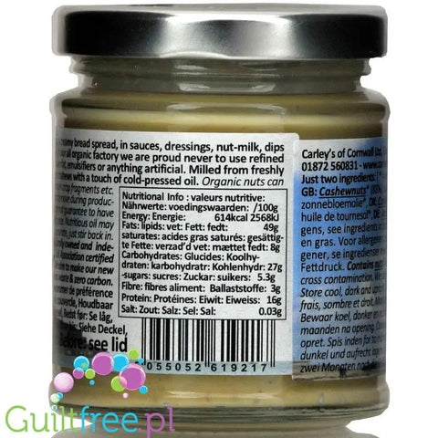 Carley's Organic Cashew organiczne masło z orzechów nerkowca by Carley's Organic (carley-s-organic-cashew-organiczne-maslo-z-orzechow-nerkowca)