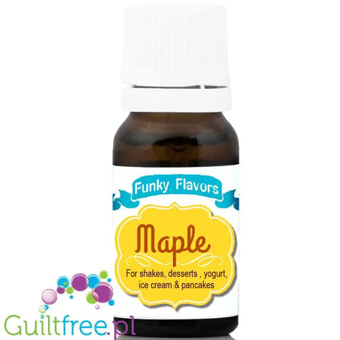 Funky Flavors Basic Maple 10ml - kropelki o aromacie syropu klonowego bez cukru, słodzików i bez tłuszczu by Funky Flavors (funky-flavors-maple-aromat-syropu-klonowego-bez-cukru-i-bez-tluszczu)