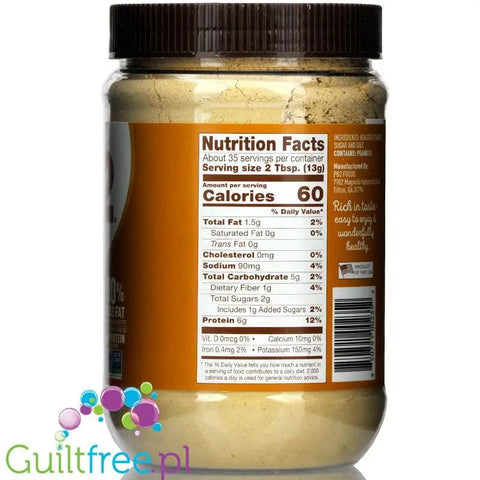 PB2 Original Powdered Peanut Butter 452g- odtłuszczone masło orzechowe w proszku XXL by PB2 (Bell Plantation) (pb2-original-odtluszczone-maslo-orzechowe-xxl)