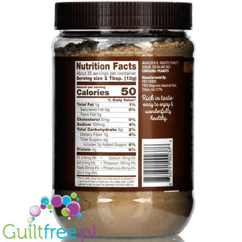 PB2 Chocolate - czekoladowe odtłuszczone masło orzechowe XXL by PB2 (Bell Plantation) (chocolate-pb2-czekoladowe-odtluszczone-maslo-orzechowe-xxl)