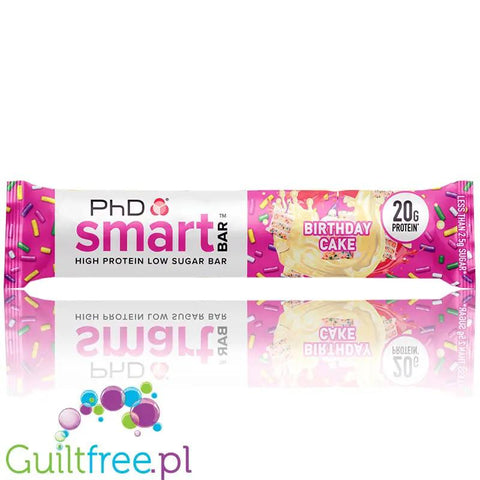 Phd Smart Birthday Cake - baton proteinowy bez cukru by PhD (phd-smart-birthday-cake-baton-proteinowy-bez-cukru)
