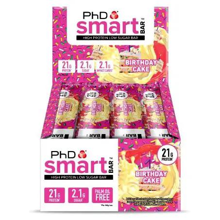 Phd Smart Birthday Cake - baton proteinowy bez cukru by PhD (phd-smart-birthday-cake-baton-proteinowy-bez-cukru)