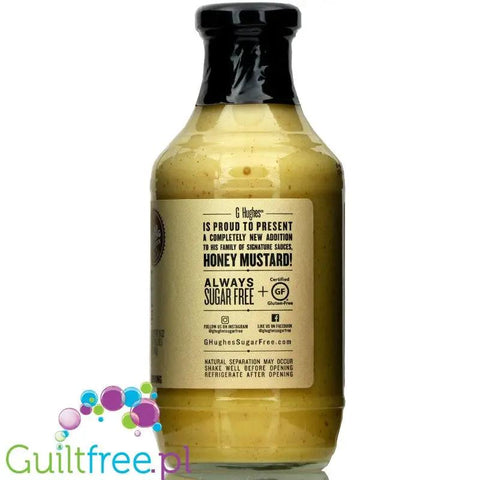 G. Hughes Dipping Sauce - sos / marynata miodowo-musztardowa bez cukru by G.Hughes Smokehouse (g-hughes-sugar-free-dipping-sauce-honey-mustard)