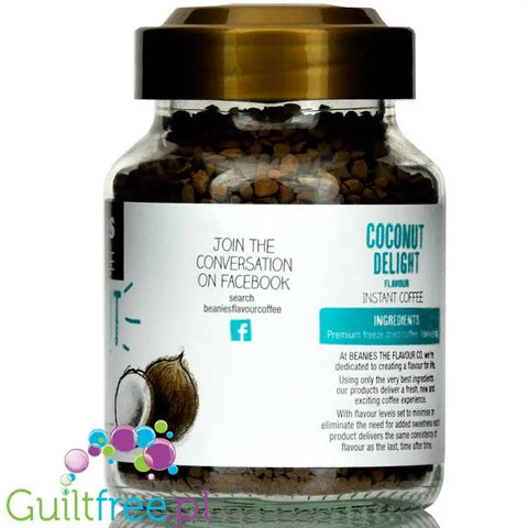 Beanies Coconut Delight - liofilizowana, aromatyzowana kawa instant 2kcal by Beanies Flavour Coffee (beanies-coconut-delight)