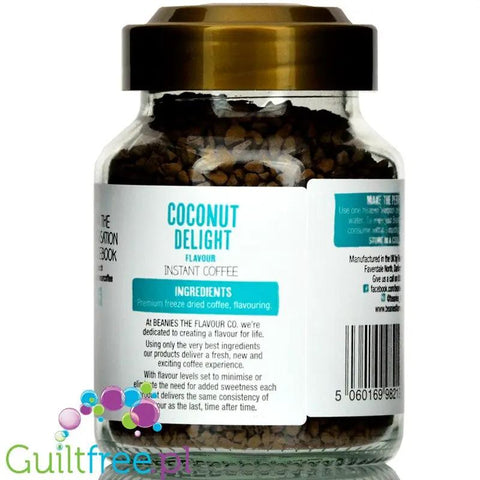 Beanies Coconut Delight - liofilizowana, aromatyzowana kawa instant 2kcal by Beanies Flavour Coffee (beanies-coconut-delight)