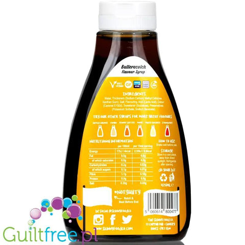 Skinny Food Butterscotch - syrop zero kalorii (Maślany Herbatnik) by Skinny Food (skinny-food-butterscotch-syrop-zero-kalorii-maslany-herbatnik)