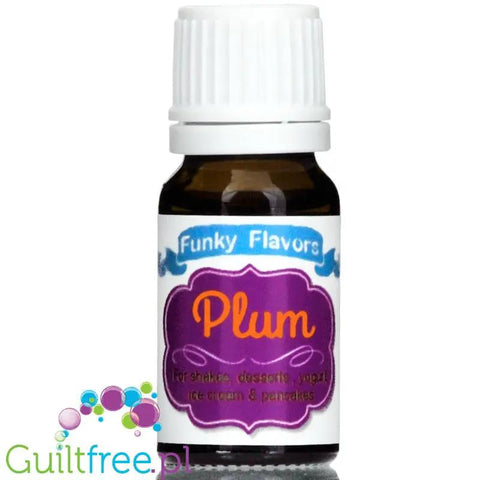 Funky Flavors Basic Plum 10ml - śliwkowe kropelki aromatyzujące bez cukru, tłuszczu i słodzików by Funky Flavors (funky-flavors-plum-aromat-sliwkowy-bez-cukru-i-tluszczu)