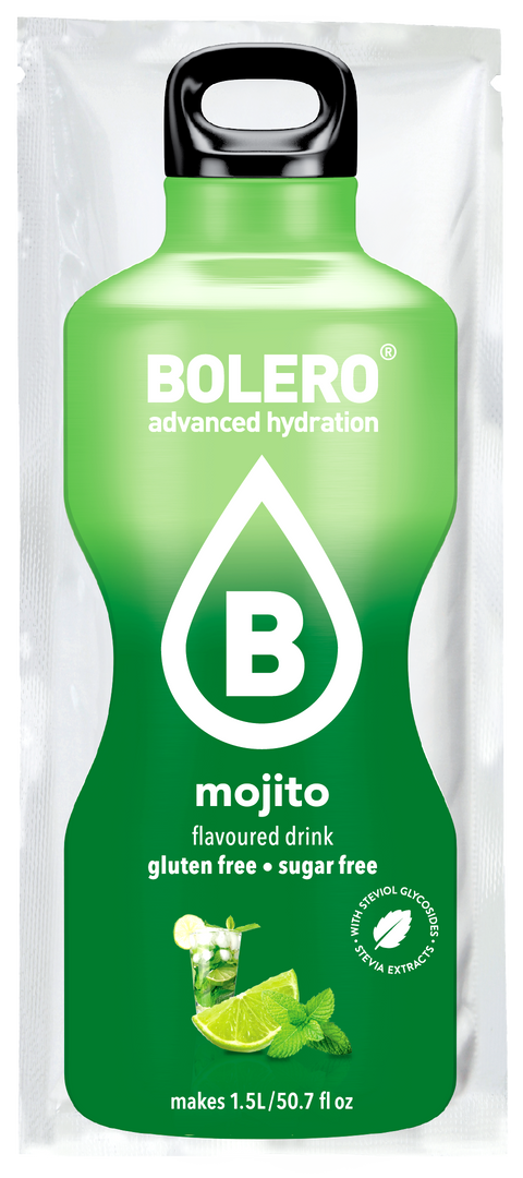 Bolero Drink Mojito 9g - napój w saszetce bez cukru ze stewią, Mojito by Bolero Drink (bolero-drink-mojito-napoj-instant-w-saszetce-ze-stewia-na-15l)
