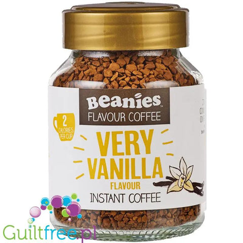 Beanies Very Vanilla - liofilizowana smakowa kawa waniliowa instant 2kcal by Beanies Flavour Coffee (beanies-very-vanilla-liofilizowana-aromatyzowana-kawa-instant-2kcal)