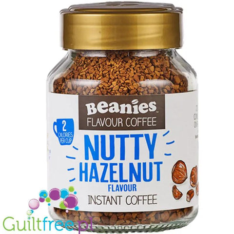 Beanies Nutty Hazelnut - liofilizowana, aromatyzowana kawa instant 2kcal by Beanies Flavour Coffee (beanies-nutty-hazelnut-liofilizowana-aromatyzowana-kawa-instant-2kcal)