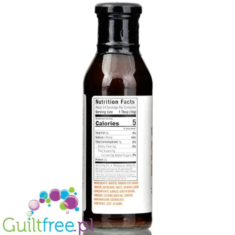 G. Hughes Orange Ginger Marinade - pomarańczowo-imbirowa marynata bez cukru by G.Hughes Smokehouse (g-hughes-smokehouse-sugar-free-marinade-orange-ginger)