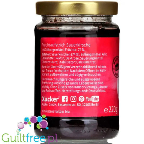 Xucker Fruit - dżem wiśniowy bez cukru z ksylitolem by Xucker (xucker-fruit-dzem-wisniowy-bez-cukru-z-ksylitolem)