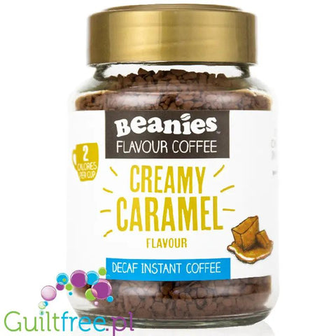 Beanies Decaf Creamy Caramel - bezkofeinowa liofilizowana, aromatyzowana kawa instant 2kcal by Beanies Flavour Coffee (beanies-decaf-creamy-caramel-bezkofeinowa-liofilizowana-aromatyzowana-kawa-instant-2kcal)