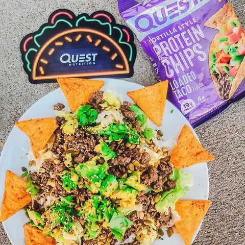 Quest Tortilla Chips, Loaded Taco - chipsy proteinowe 19g białka by Quest Nutrition (quest-tortilla-chips-loaded-taco-chipsy-proteinowe-20g-bialka)