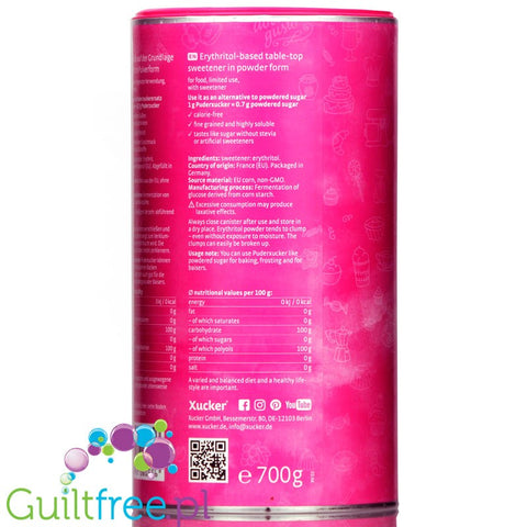 Xucker Puder 100% europejski erytrol jak cukier puder bez kcal by Xucker (xucker-puder-100-europejski-erytrol-jak-cukier-puder-bez-kcal)