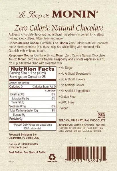 Monin Chocolate Natural - syrop zero kalorii tylko z naturalnymi słodzikami by Monin (monin-chocolate-natural-syrop-zero-kalorii-tylko-z-naturalnymi-slodzikami)