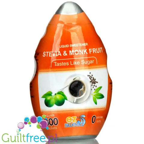 EZ-Sweetz Stevia & Monk Fruit płynny słodzik w kroplach by EZ-Sweets (ez-sweetz-monk-fruit-plynny-slodzik)