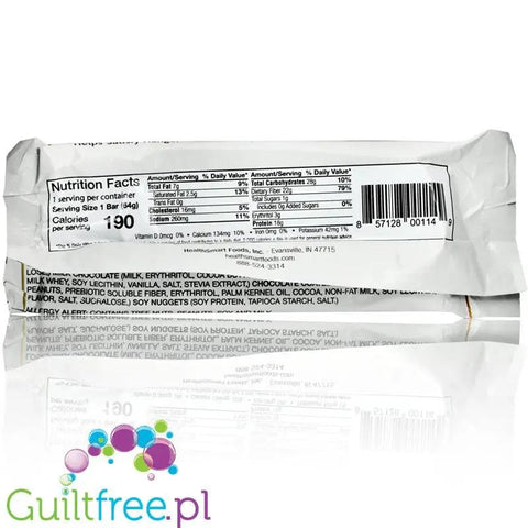 Healthsmart Keto Wise Animal Tracks keto baton proteinowy z MCT (Czekolada & Masło Orzechowe) by HealthSmart Foods (healthsmart-keto-wise-uncoated-bar-animal-tracks)